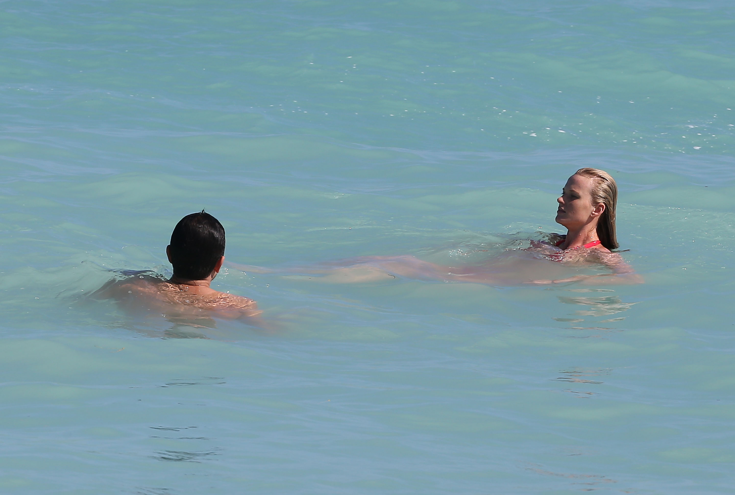 Anne Vyalitsyna bikini candids in Miami 11/22/12 