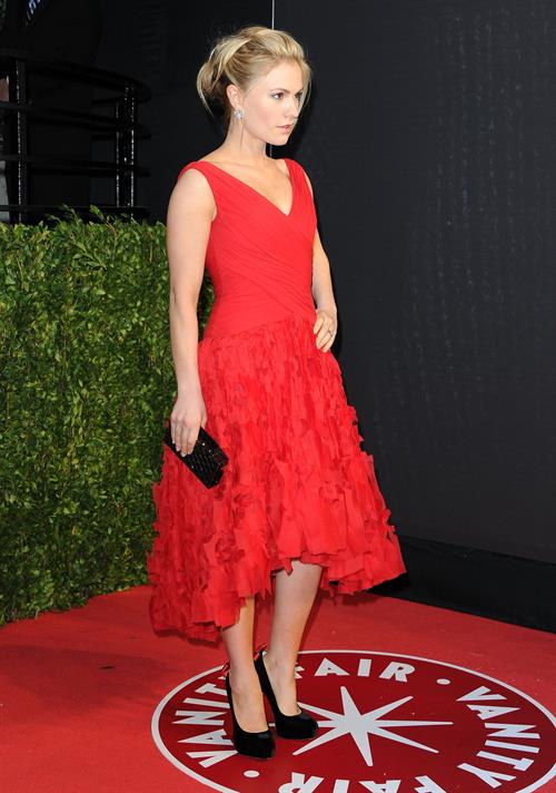 Anna Paquin attending the Vanity Fair Oscar Party in West Hollywood on February 27, 2011