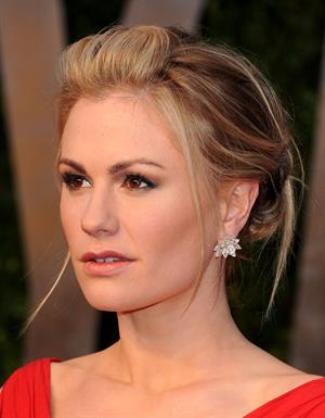 Anna Paquin attending the Vanity Fair Oscar Party in West Hollywood on February 27, 2011