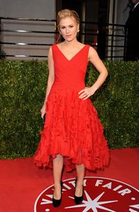 Anna Paquin attending the Vanity Fair Oscar Party in West Hollywood on February 27, 2011
