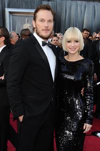 Anna Faris attends the 84th Annual Academy Awards on February 26, 2012