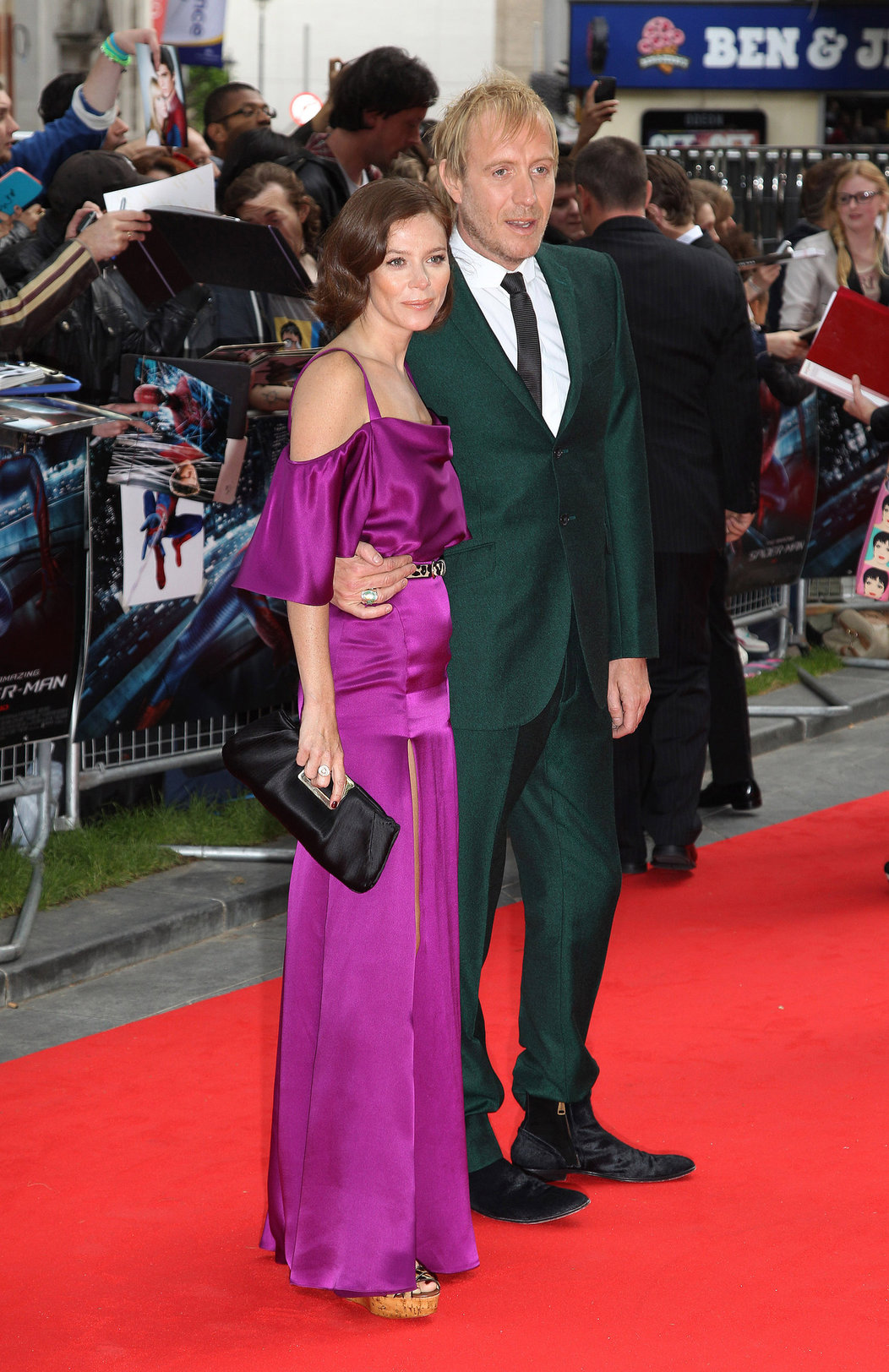 Anna Friel premiere of the Amazing Spider Man at Odeon Leicester Square on June 18, 2012