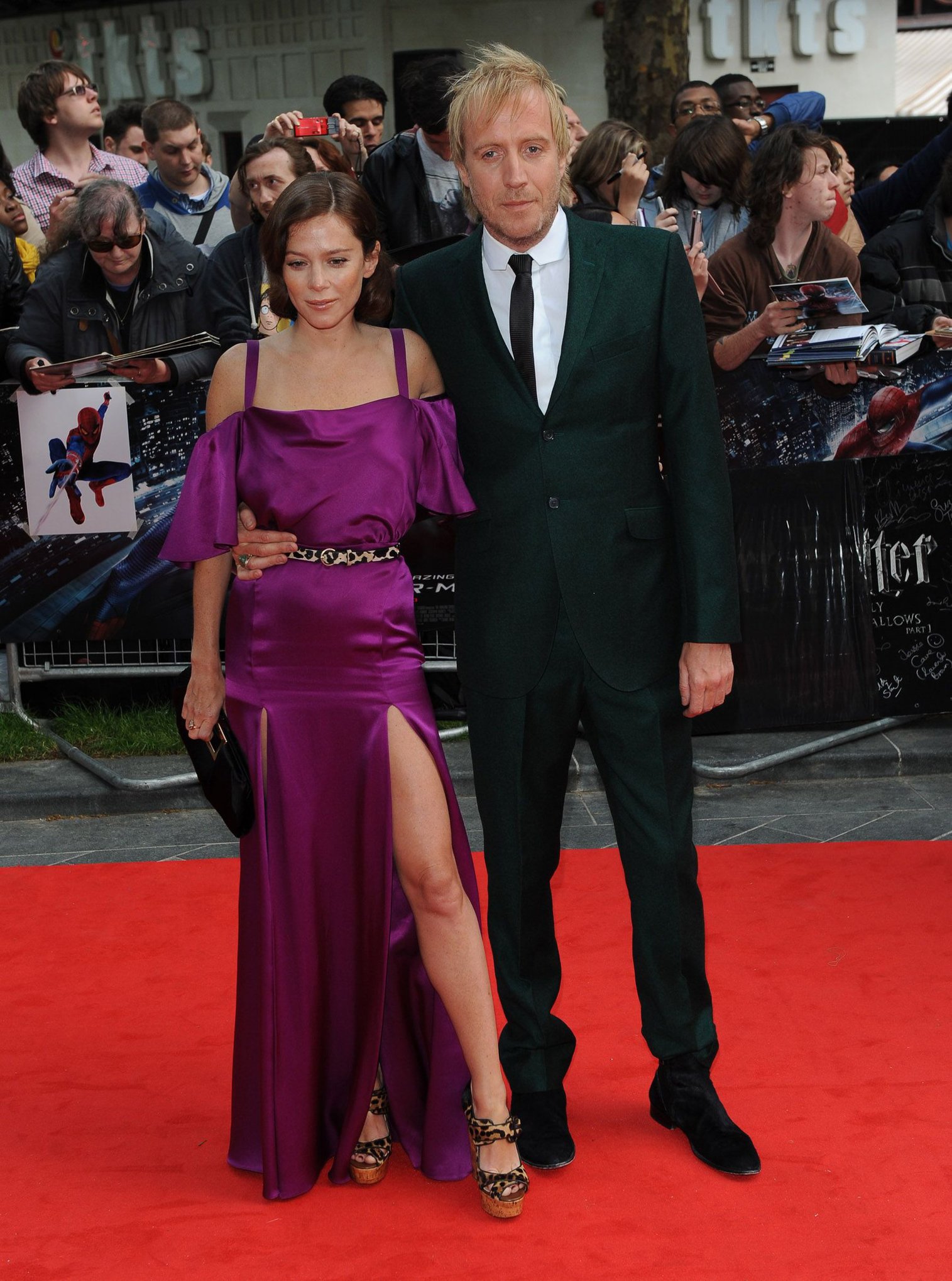 Anna Friel premiere of the Amazing Spider Man at Odeon Leicester Square on June 18, 2012