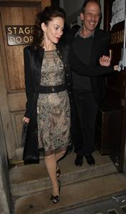 Anna Friel Vaudeville Theatre in London - November 8, 2012