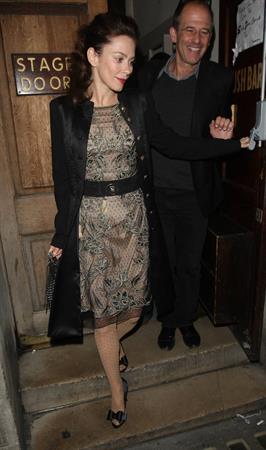 Anna Friel Vaudeville Theatre in London - November 8, 2012