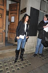 Anna Friel Leaving Vaudeville Theatre,London - October 27, 2012