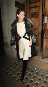Anna Friel Leaving the Vaudeville Theatre - November 1, 2012