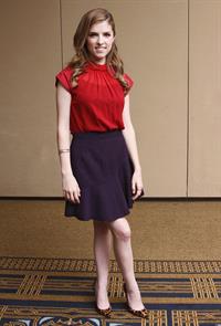 Anna Kendrick Munawar Hosain  End Of Watch  press conference portraits 9/10/12 