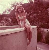 Leslie Parrish in a bikini