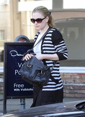 Anna Paquin at John Frieda Salon in Los Angeles on January 18, 2012