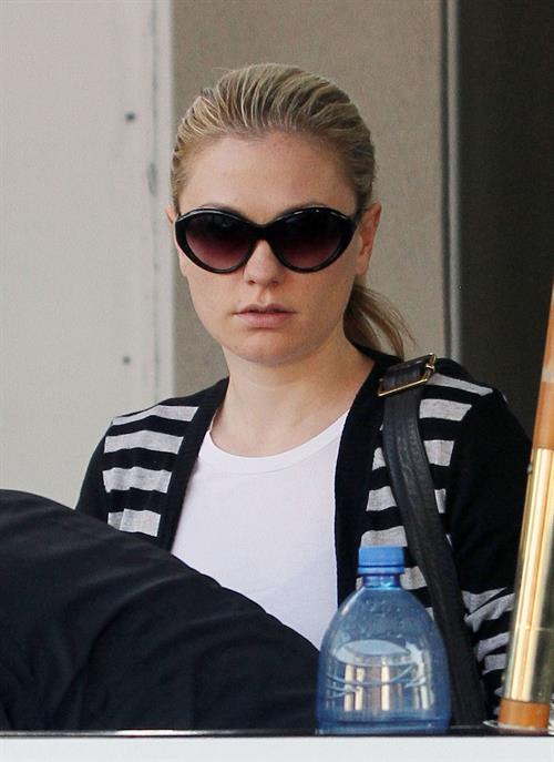 Anna Paquin at John Frieda Salon in Los Angeles on January 18, 2012