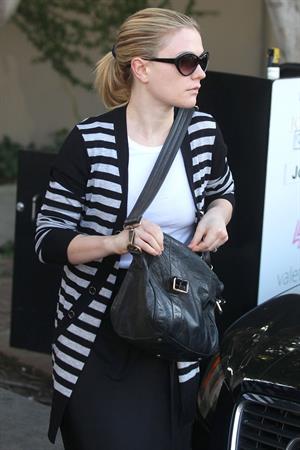 Anna Paquin at John Frieda Salon in Los Angeles on January 18, 2012
