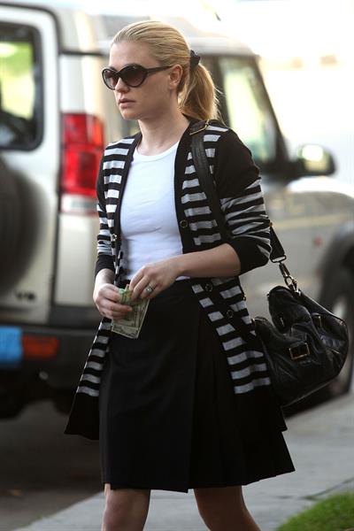 Anna Paquin at John Frieda Salon in Los Angeles on January 18, 2012