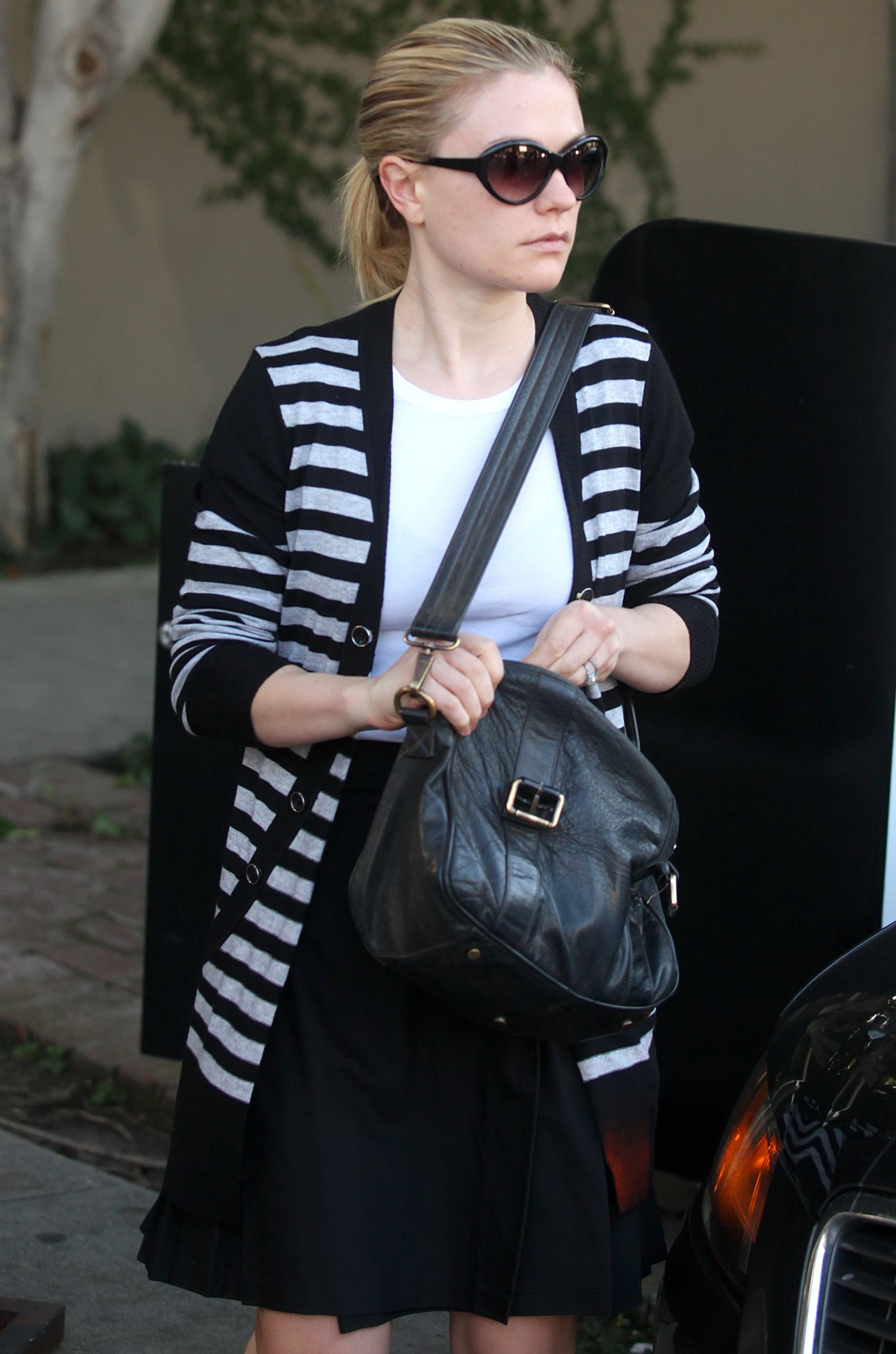 Anna Paquin at John Frieda Salon in Los Angeles on January 18, 2012