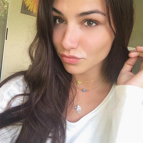 Katrina Leeanne taking a selfie