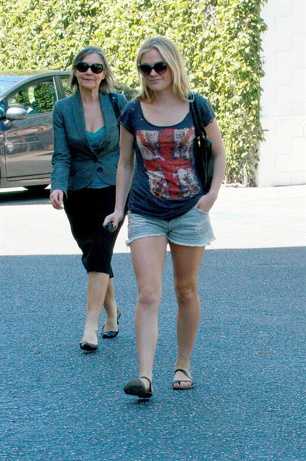 Anna Paquin at Fred Segal in Santa Monica on August 23, 2010 