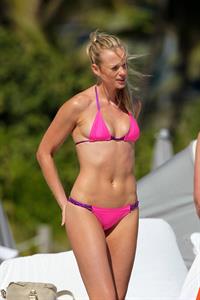 Anne Vyalitsyna bikini candids in Miami 11/23/12 