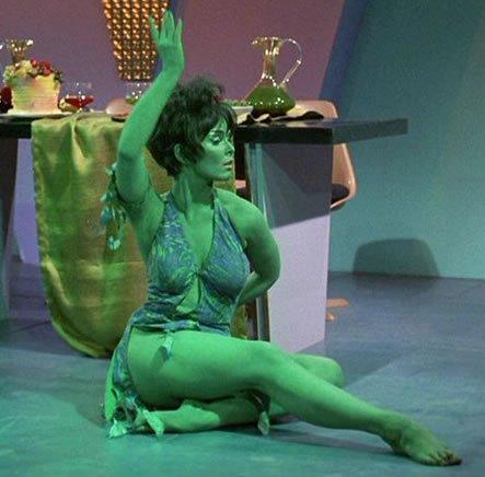 Yvonne Craig in body paint