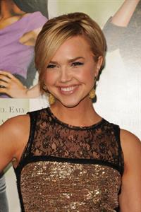 Arielle Kebbel attends the Think Like a Man premiere in Los Angeles on Feb 9, 2012