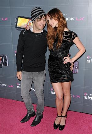 Ashlee Simpson T Mobile Sidekick IX launch event in Hollywood 