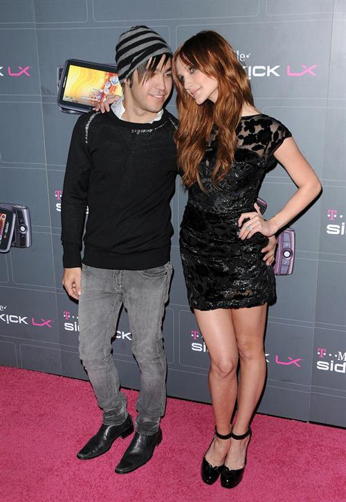 Ashlee Simpson T Mobile Sidekick IX launch event in Hollywood 