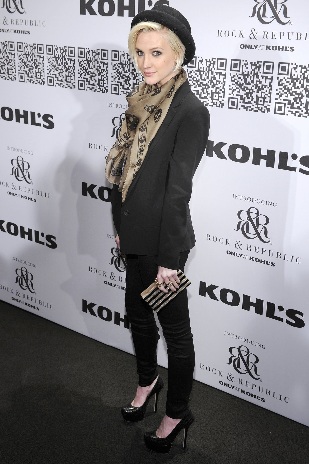Ashlee Simpson at the Rock Republic for Kohl's fashion show on February 10, 2012