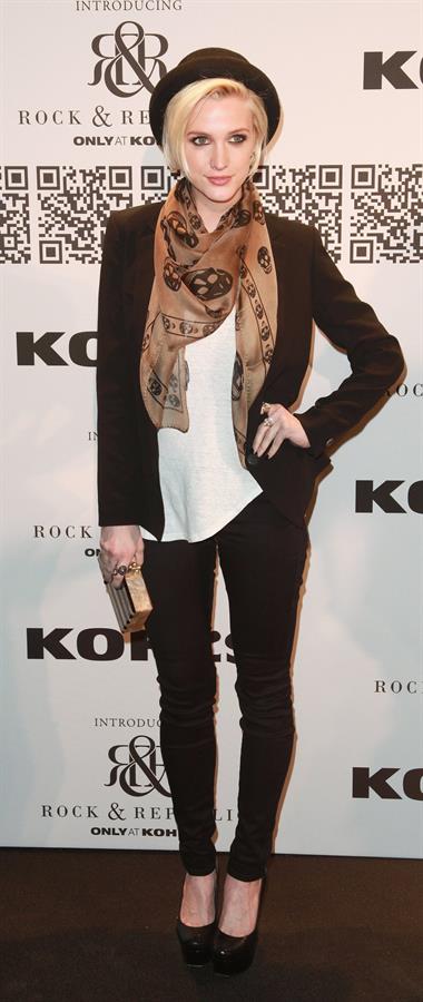 Ashlee Simpson at the Rock Republic for Kohl's fashion show on February 10, 2012