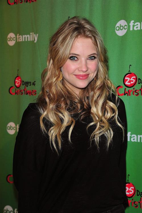 Ashley Benson 25 Days of Christmas Winter Wonderland Event on December 5, 2010