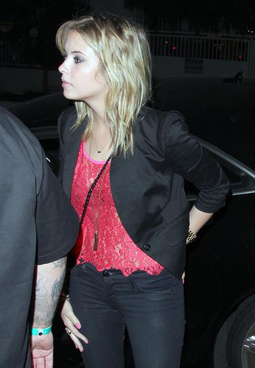 Ashley Benson out and about in Los Angeles on January 20, 2012
