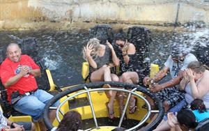 Ashley Benson and Vanessa Hudgens at Busch Gardens in Tampa Bay on March 3, 2012