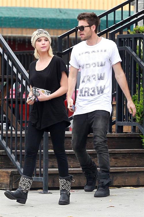 Ashley Benson at Carneys Studio City on April 24, 2012