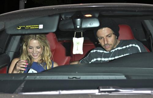 Ashley Benson Boa Restaurant in Beverly Hills on August 10, 2011
