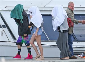 Ashley Benson bikini on a boat in Florida March 11, 2012 