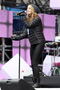 Bridgit Mendler soundcheck at CityTV in Toronto 12/31/12 