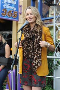 Bridgit Mendler performing at Studio Disney 365 10/23/12 