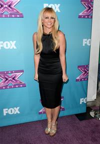 Britney Spears attends 'The Factor' Season Finale Press Conference at CBS Studios in L.A. - Dec. 17,2012 