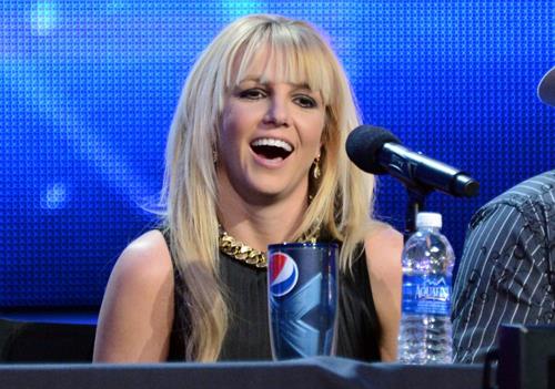 Britney Spears attends 'The Factor' Season Finale Press Conference at CBS Studios in L.A. - Dec. 17,2012 