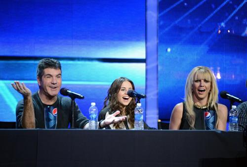 Britney Spears attends 'The Factor' Season Finale Press Conference at CBS Studios in L.A. - Dec. 17,2012 