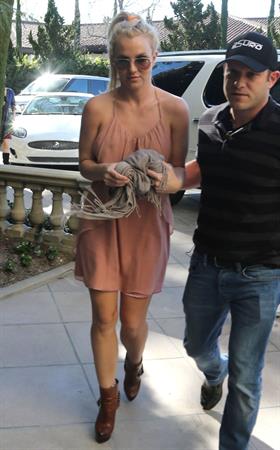 Britney Spears in LA 1/19/13  