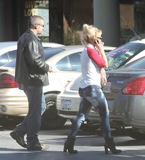 Britney Spears at a fast food restaurant in Calabasas 11/10/12 