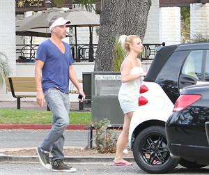 Britney Spears visits a Halloween store in Calabasas 10/7/12 