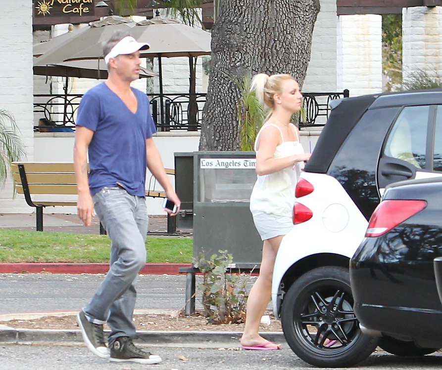 Britney Spears visits a Halloween store in Calabasas 10/7/12 