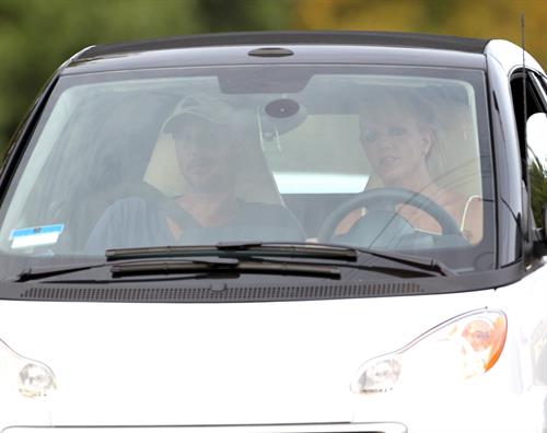 Britney Spears visits a Halloween store in Calabasas 10/7/12 