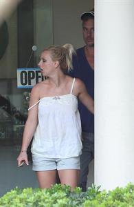 Britney Spears visits a Halloween store in Calabasas 10/7/12 