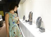 Camilla Belle A Quest for Beauty ehibit in Santa Ana,October 26, 2013 