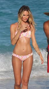 Candice Swanepoel  at a Victoria's Secret photoshoot in St. Barts 1/29/13 