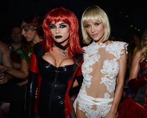 Carmen Electra attends Adam Lamberts Halloween Party at Bootsy Bellows LA on October 31, 2013