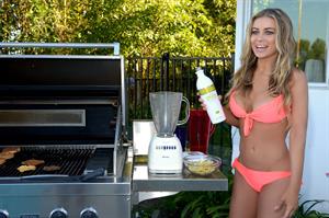 Carmen Electra. Hot in her A.M./SVEDKA bikini shoot  