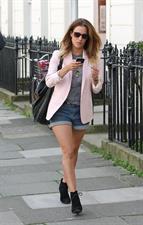 Caroline Flack Primrose Hill in London on March 30, 2012