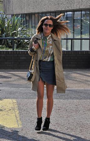 Caroline Flack London Studios on March 21, 2012